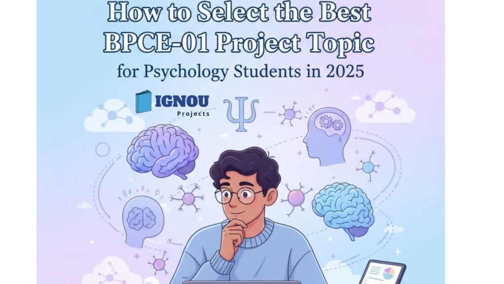 How to Select the Best BPCE-01 Project Topic for Psychology Students