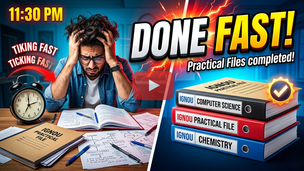 Save Time with Ready IGNOU Practical File Solution 2026 Guide